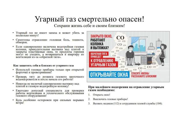 Угарный газ (окись углерода, СО) смертельно опасен.